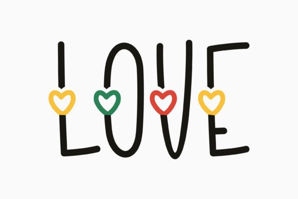 Black Month History Love SVG Retro