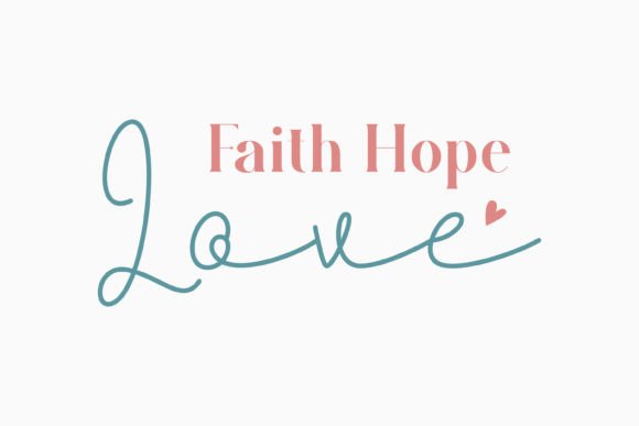 Faith Hope Love Mental Health Quotes Svg