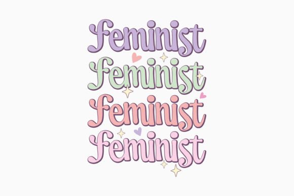 Feminist SVG Design Retro