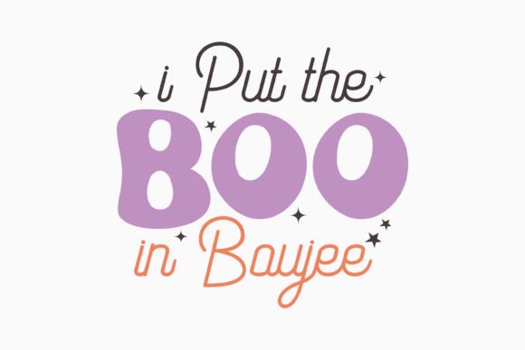 Halloween I Put Boo in Boujee Retro Svg