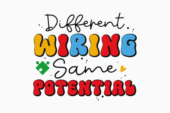 Retro Autism Awareness SVG Different