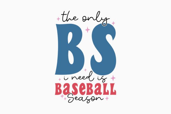 Retro Baseball Quote SVG Design Retro