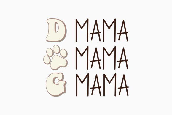 Retro Dog Mama Quote Svg Dog Lover