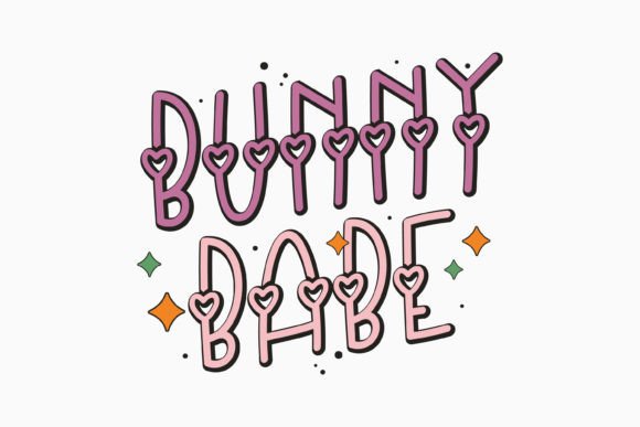 Retro Easter Bunny Babe SVG Design