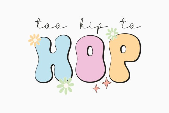 Retro Easter Quote SVG Design