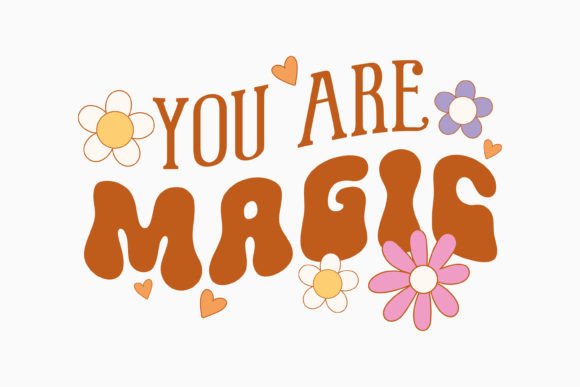 Retro Flowers Quote SVG Design