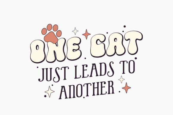 Retro Funny Cat SVG Design Cat Just Lead