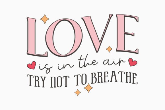 Retro Love Valentines Day Quotes SVG