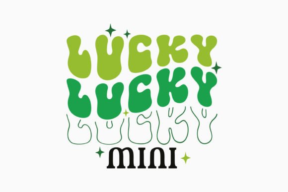 Retro Lucky Mini St. Patricks Day SVG