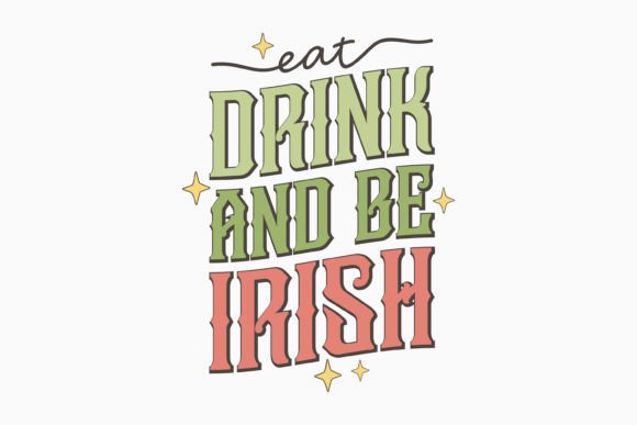 Retro St. Patrick's Day SVG Irish Quote