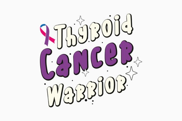 Retro Thyroid Cancer Awareness Design