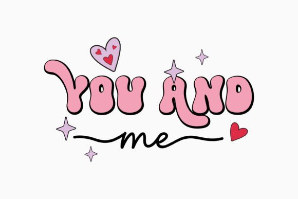 Retro Valentines Day Quote SVG Design
