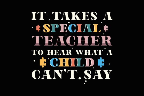 Special Teacher to Hear What a Child SVG