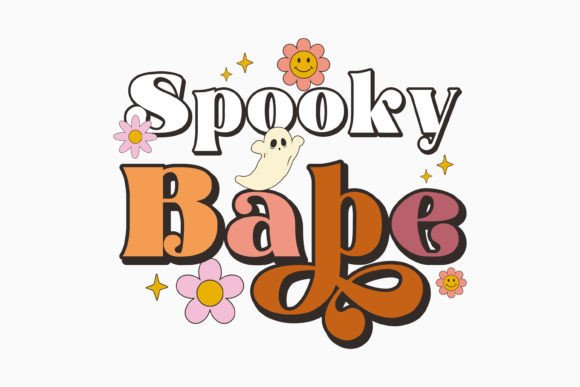 Spooky Babe Halloween Retro